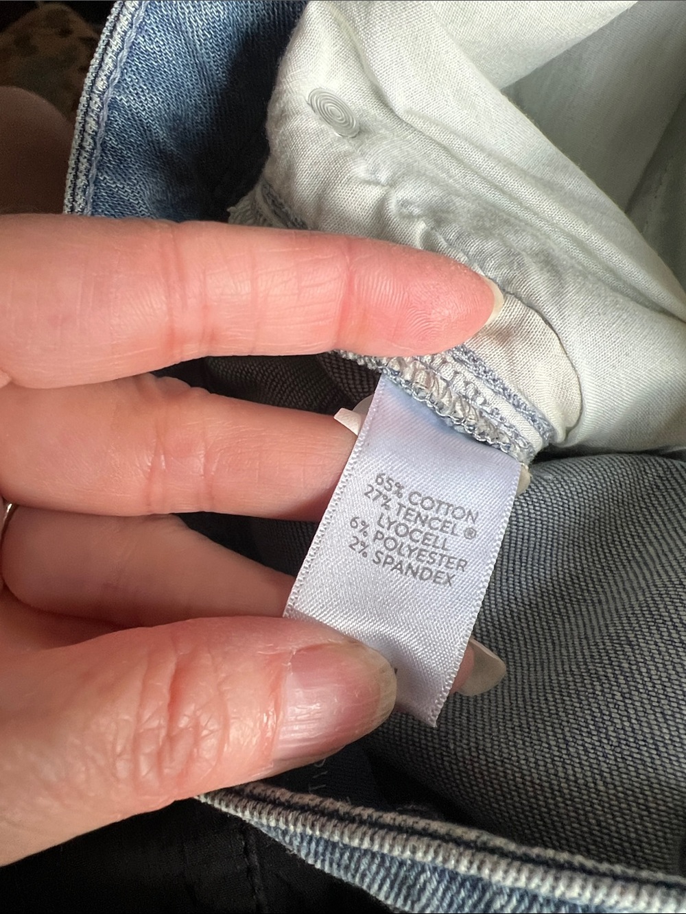J. Jill Light Blue Ankle Slim Straight Jeans 8P NWT Montreal Wash - Picture 7 of 8